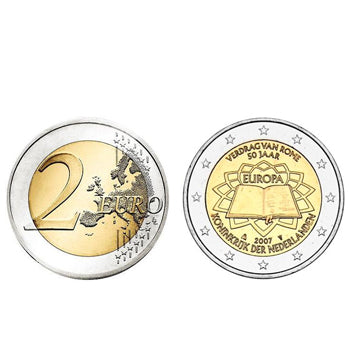 2 Euros Tratado Roma Holanda 2007