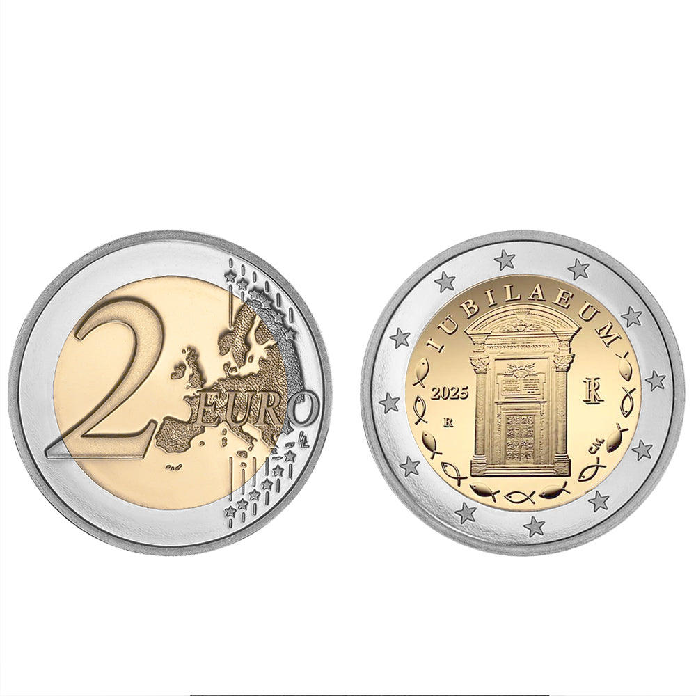 Moeda 2 Euros Ano Jubilar Itália 2025