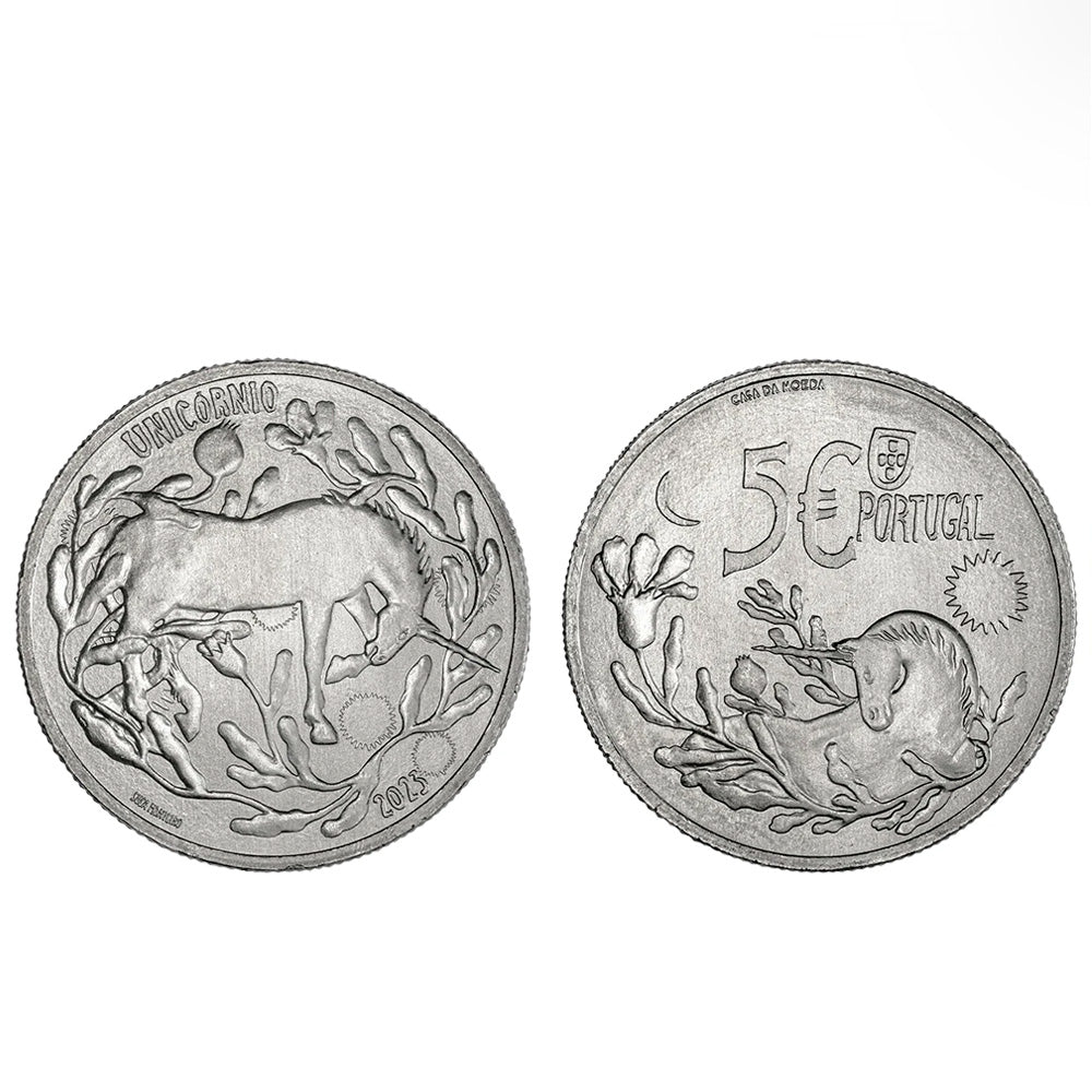 Moeda 5€ O Unicórnio Portugal 2023 Cuproníquel