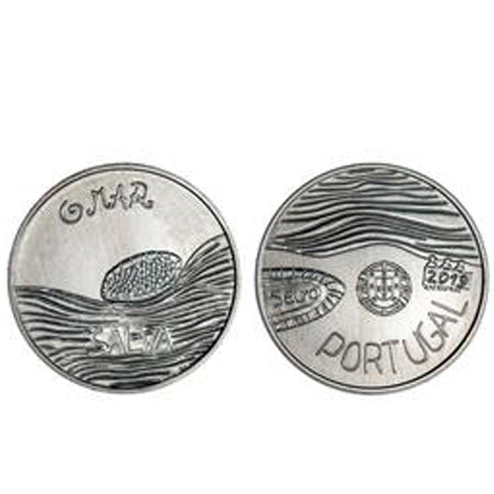 Moeda 5€ O Mar Cuproniquel Portugal 2019