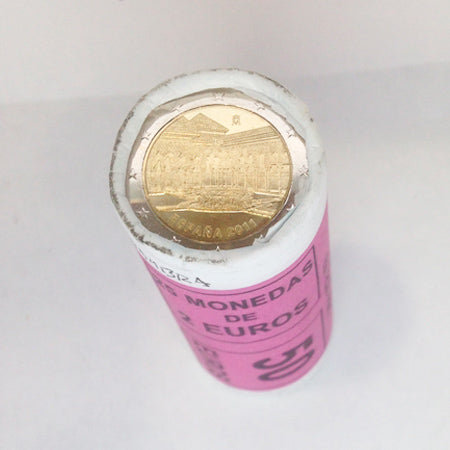 Rolo Moedas 2 Euro Alhambra Granada Espanha 2011