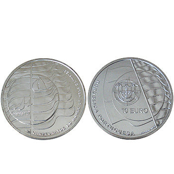 Moeda 10€ Campeonato do Mundo Vela Olímpica 2007 Prata