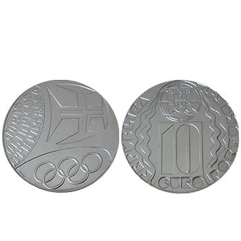 Moeda 10€ Jogos Olímpicos de Atenas 2004 Prata