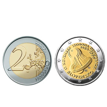 2 Euros Liberdade e Democracia Eslováquia 2009