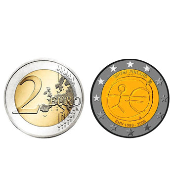 2 Euros 10 Aniversário da UEM Finlandia 2009
