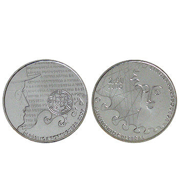 Moeda 2,5€ Comemorativa Língua Portuguesa 2009 Cuproníquel