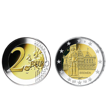 2 Euros Bremen Alemanha 2010 A