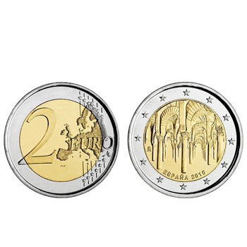 2 Euros Centro Histórico de Córdoba Espanha 2010