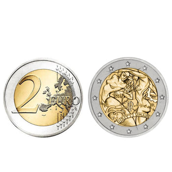 2 Euros 60 Aniversário Direitos Humanos Italia 2008