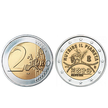 2 Euros Expo Milão - Italia 2015