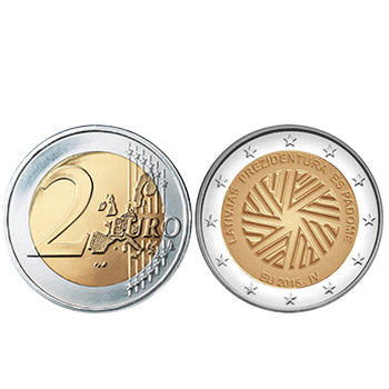2 Euros Presidencia na EU - Letónia 2015