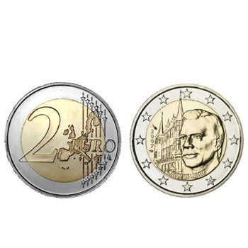 2 Euros Palácio Ducal Luxemburgo 2007