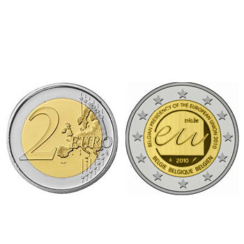 2 Euros Presidencia UE Bélgica 2010