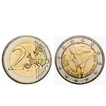 2 Euros Primoz Trubar Eslovenia 2008