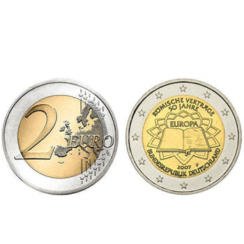 2 Euros Tratado Roma Alemanha 2007 D