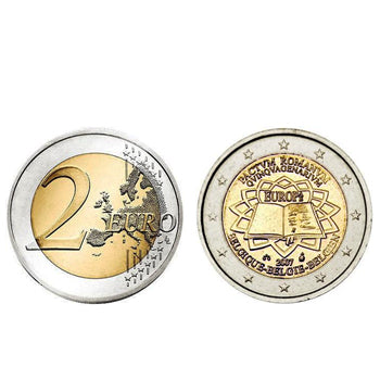 2 Euros Tratado de Roma Bélgica 2007