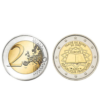 2 Euros Tratado Roma França 2007