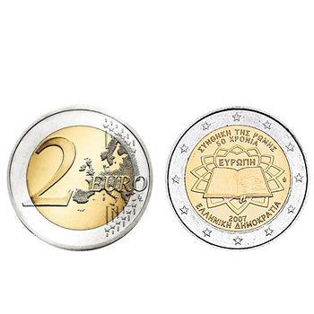 2 Euros Tratado Roma Grécia 2007