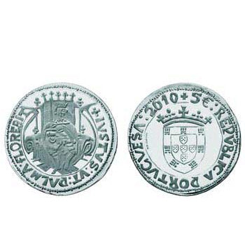 Moeda 5€ Comemorativa Justo de D João II 2010 Cuproniquel