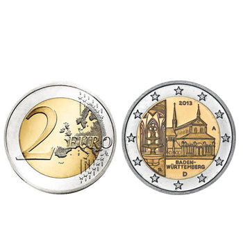 2 Euros Baden Wurttemberg Alemanha 2013 A