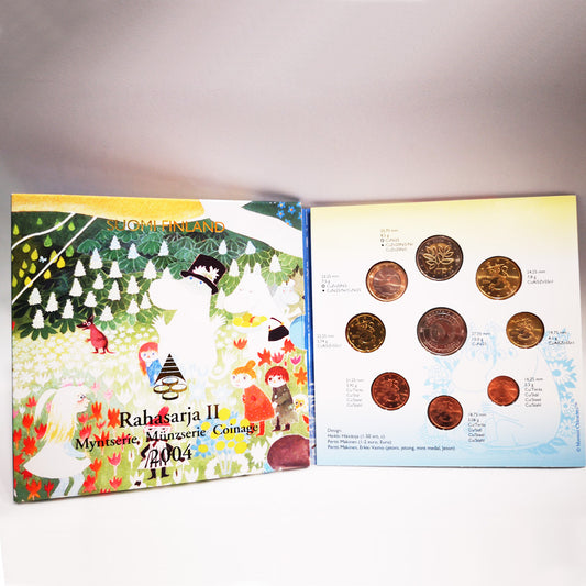 BNC - Finlândia 2004 C/moeda 2€ Comemorativa AUE
