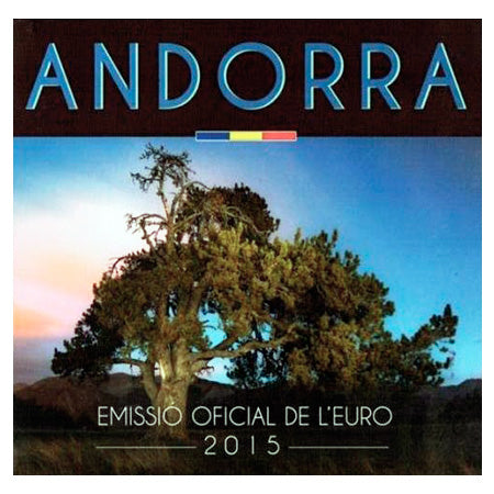 BNC - Andorra 2015 (8 Moedas 1 cent a 2 euros)