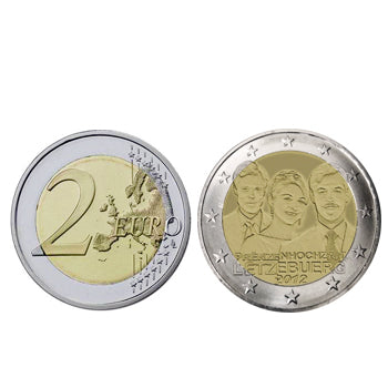 2 Euros Casam. do Grão-Duque Guillaume e Stéphanie Luxemburgo 2012