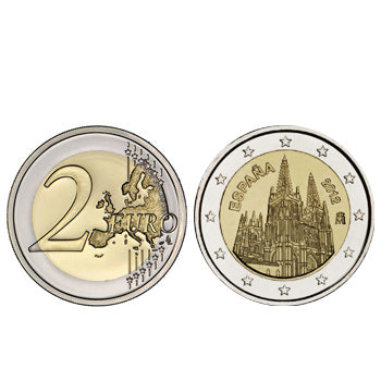 2 Euros Castelo de Burgos Espanha 2012
