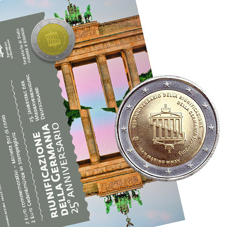 2 Euros 25 Anos da Unificação da Alemanha - San Marino 2015