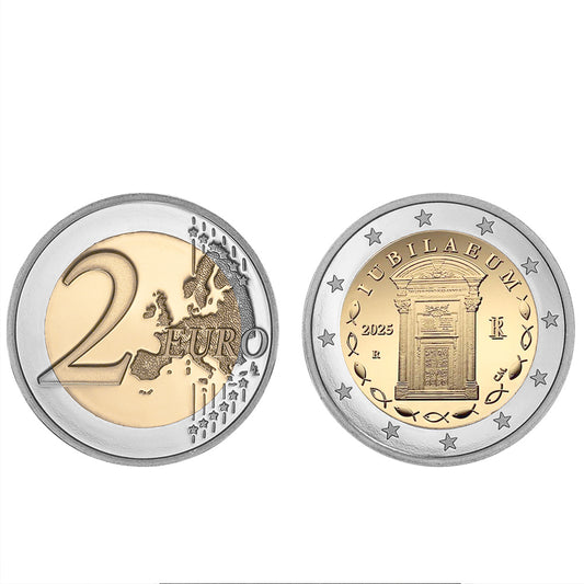 Moeda 2 Euros Ano Jubilar Itália 2025