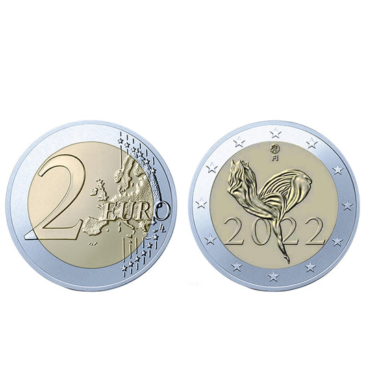 Moeda 2 Euro Ballet Nacional Finlândia 2022