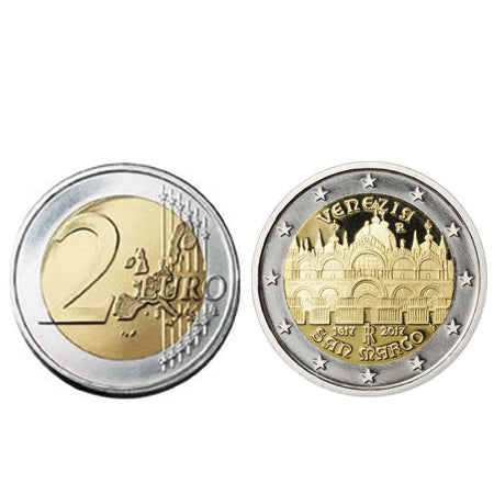 Moeda 2 Euros Basilica de S. Marco Itália 2017