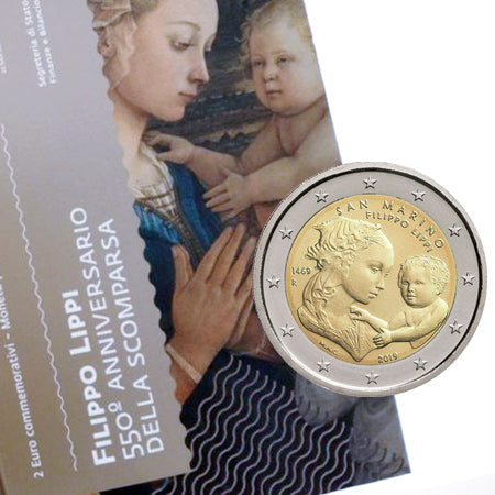 Moeda 2 Euro Filippo Lipi San Marino 2019