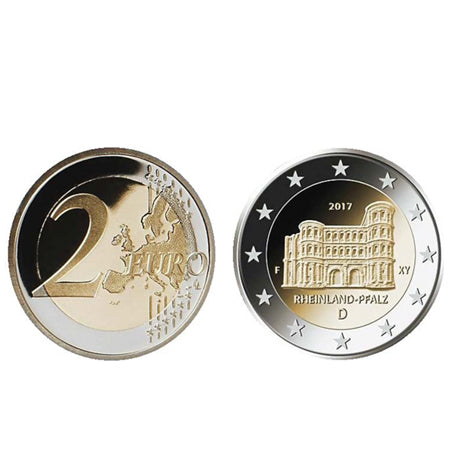 Moeda 2 Euro Alemanha 2017 F Porta Nigra