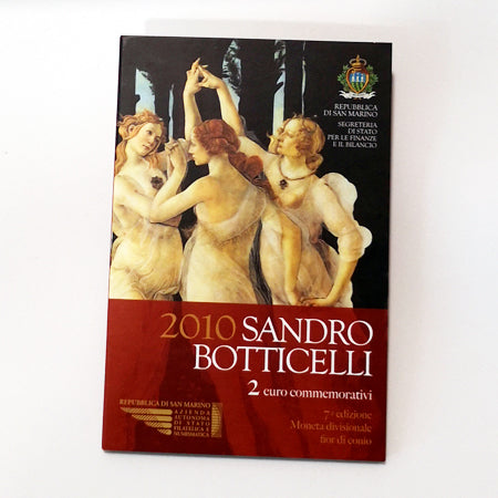 Moeda 2 Euro Sandro Botticelli San Marino 2010