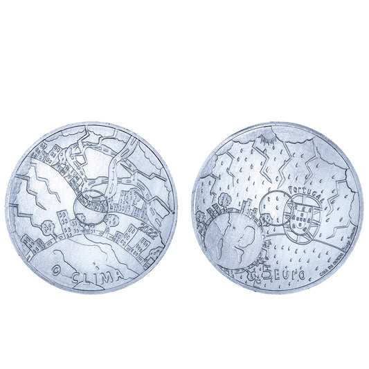 Moeda 5€ O Clima Portugal 2022 Cuproníquel