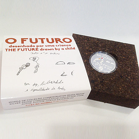 Moeda 5€  O Futuro prata proof 2017 (Colorida)