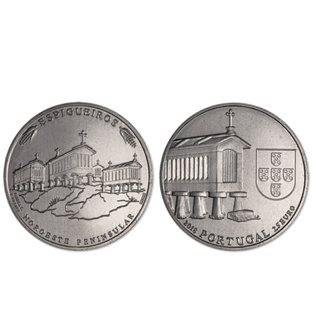 Moeda 2,5€ Espigueiros Portugal 2018