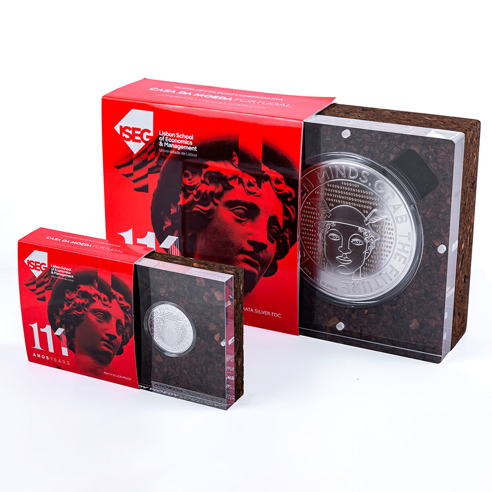 Moeda 7,5€ ISEG Portugal 2022 Prata Proof