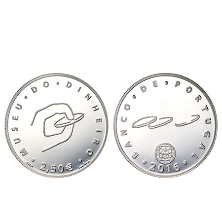 Moeda 2,5 Euro comemorativa Museu do Dinheiro Portugal 2016 (Normal)