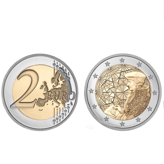 Moeda 2 Euros Erasmus Chipre 2022