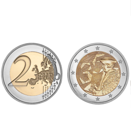Moeda 2 Euro Erasmus Eslováquia 2022