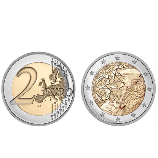 Moeda 2 Euros Erasmus Eslovénia 2022
