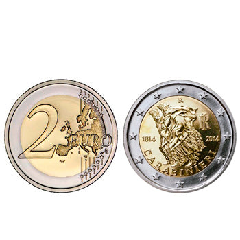2 Euros 200 Anos da Fundação Carabiniere Italia 2014