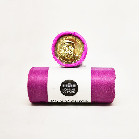 Rolo Moedas 2 Euros 100 Aniversário do Nascimento de Abbé Pierre França 2012