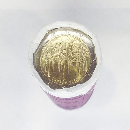 Rolo 25 Moedas 2 Euro Centro Histórico de Cordoba Espanha 2010
