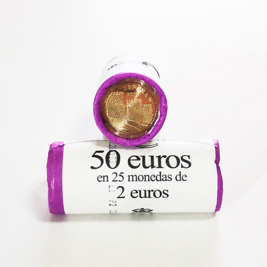 Rolo Moedas 2 Euros Cidade de Ávila Espanha 2019