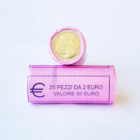Rolo Moedas 2 Euros Dante Itália 2015