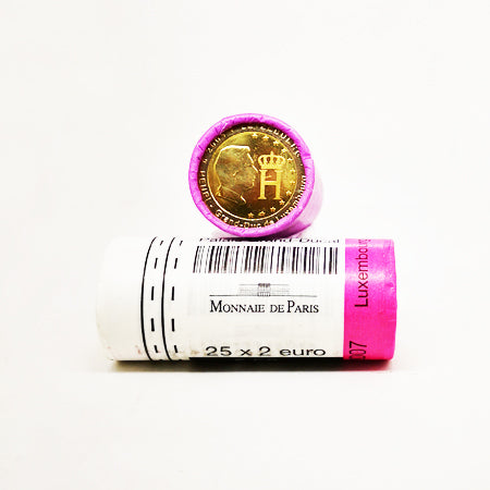 Rolo 25 Moeda 2€ Grão Duque Henrique Luxemburgo 2004