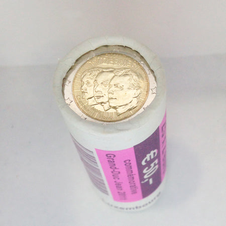 Rolo Moedas 2 Euros Gran Duque Gean Luxemburgo 2011